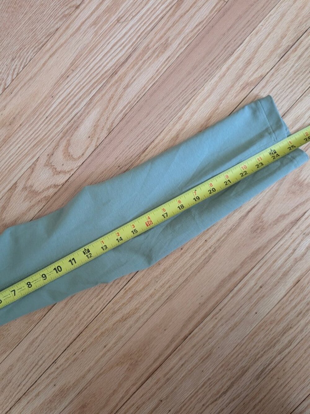 EUC Nike High Waisted 7/8 Medium Leggings cropped ankle running yoga pants Green - Picture 10 of 11